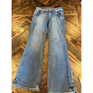 GLO Jeans Juniors 5 Light Wash Bootcut Casual Denim School Fall Winter Comfy
